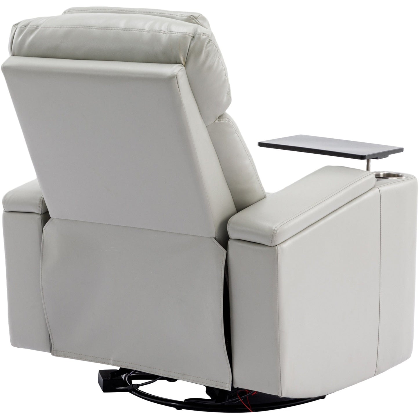 1st Choice Furniture Direct Recliner Chair 1st Choice Modern LED Power Recliner with Storage and Phone Holder