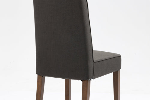 1st Choice Furniture Direct Seating 1st Choice 2 PCS Gray Linen Parsons Chairs with Removable Covers