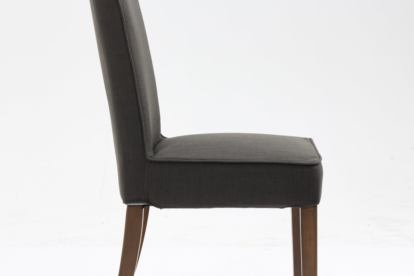 1st Choice Furniture Direct Seating 1st Choice 2 PCS Gray Linen Parsons Chairs with Removable Covers