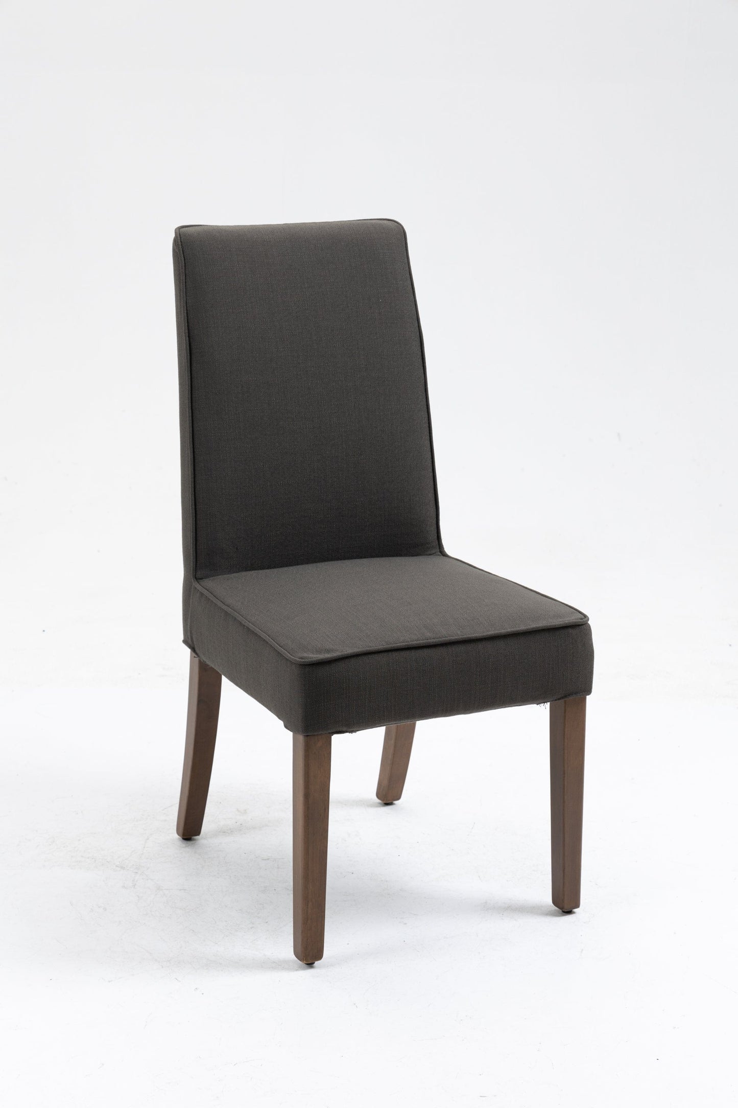 1st Choice Furniture Direct Seating 1st Choice 2 PCS Gray Linen Parsons Chairs with Removable Covers