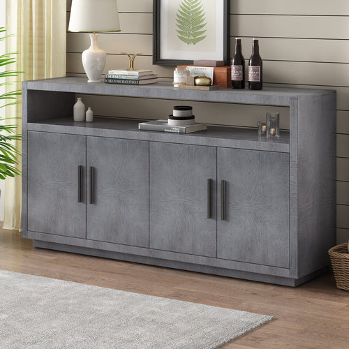 1st Choice Furniture Direct Sideboard 1st Choice Modern Multi-Functional Sideboard Wooden & Metal Cabinet