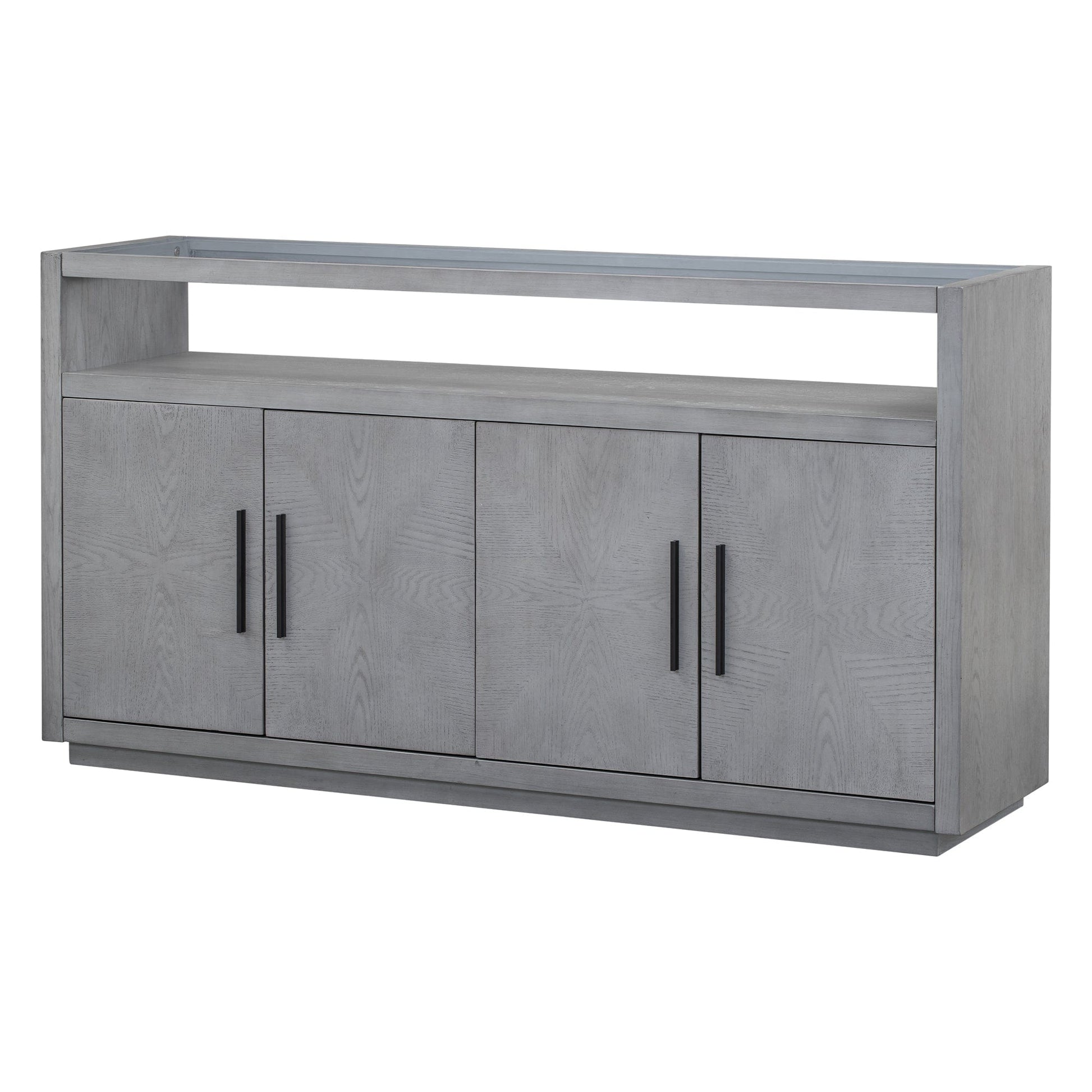 1st Choice Furniture Direct Sideboard 1st Choice Modern Multi-Functional Sideboard Wooden & Metal Cabinet