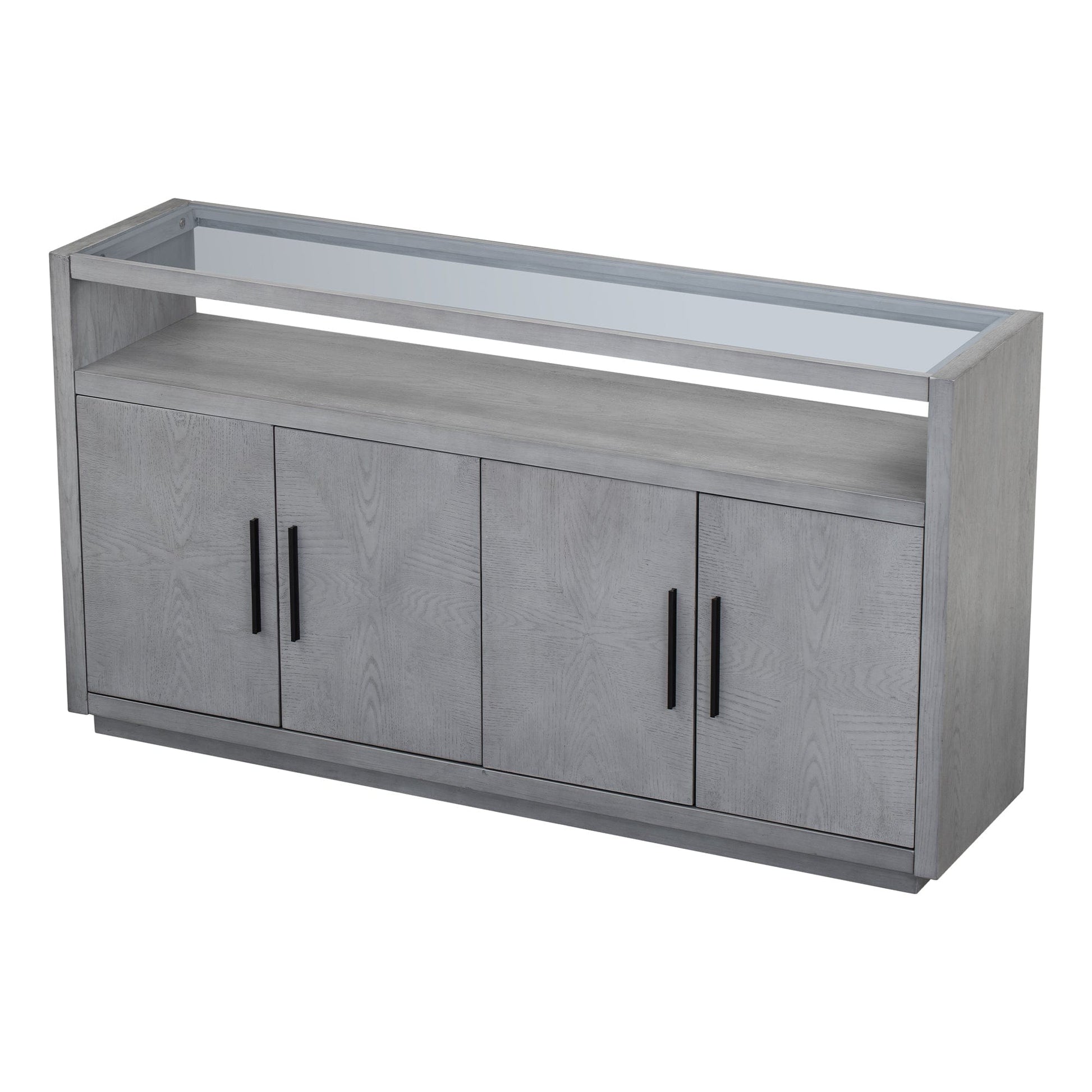 1st Choice Furniture Direct Sideboard 1st Choice Modern Multi-Functional Sideboard Wooden & Metal Cabinet