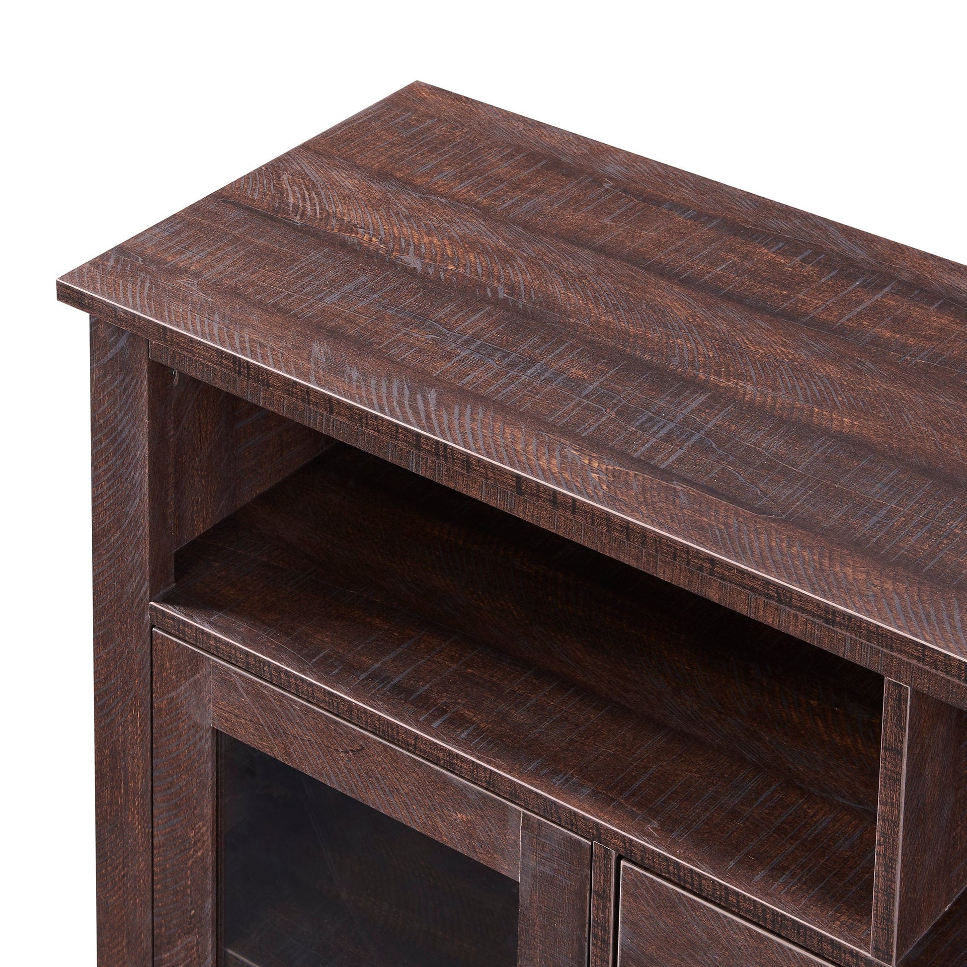 1st Choice Furniture Direct Sideboard 1st Choice Vintage Style Espresso Sideboard with Wine Rack and Drawer