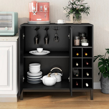 1st Choice Furniture Direct sideboards and Buffets 1st Choice Sideboards & Buffets Cabinet Wine Racks Server in Black