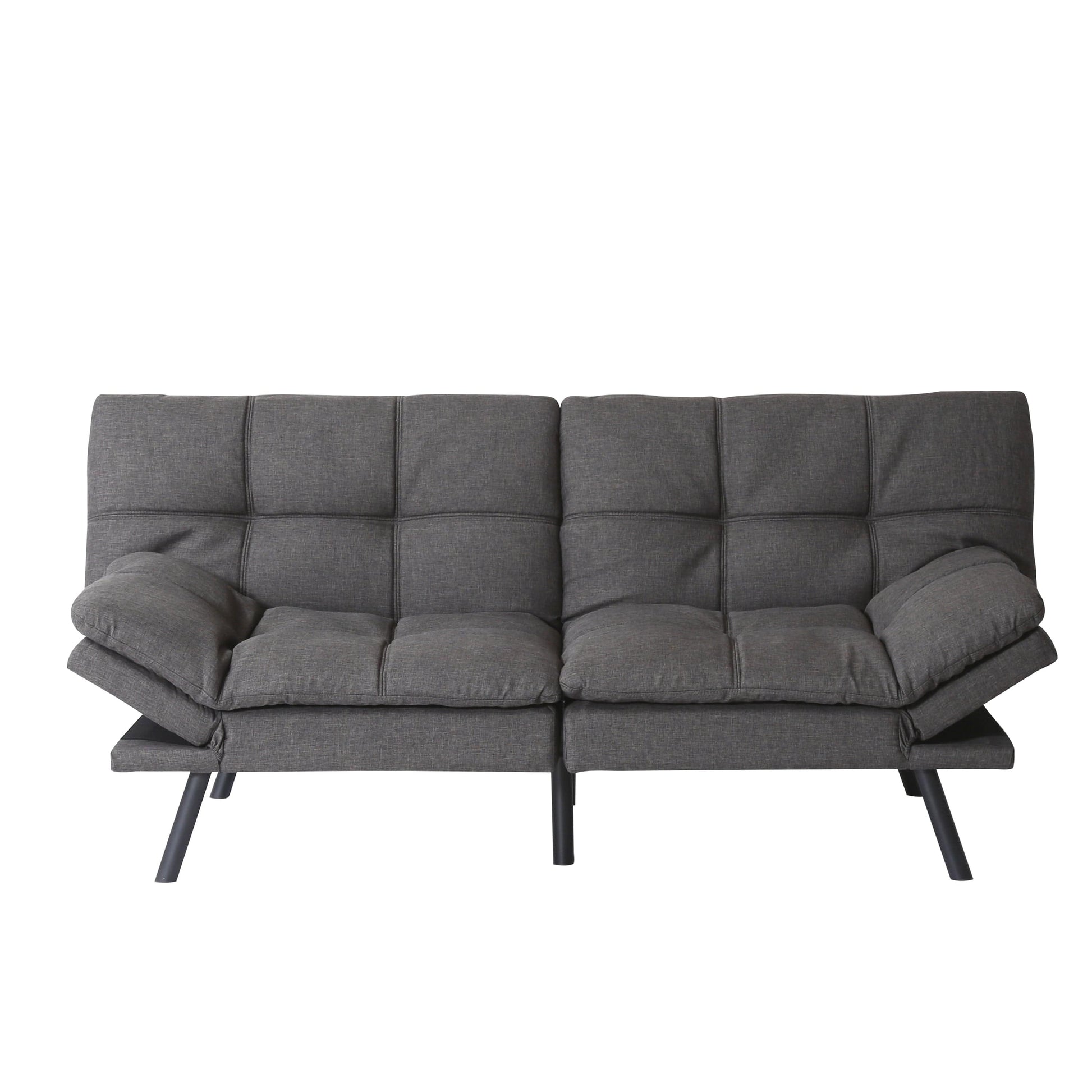 1st Choice Furniture Direct Sofa 1st Choice Modern Memory Foam Convertible Futon Sofa Bed
