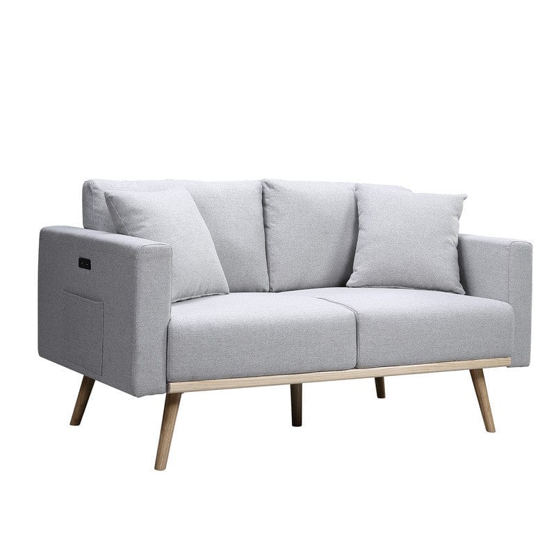 1st Choice Furniture Direct Sofa & Loveseat 1st Choice 3Pc Sofa Loveseat Chair Set with Charging Ports & Pockets