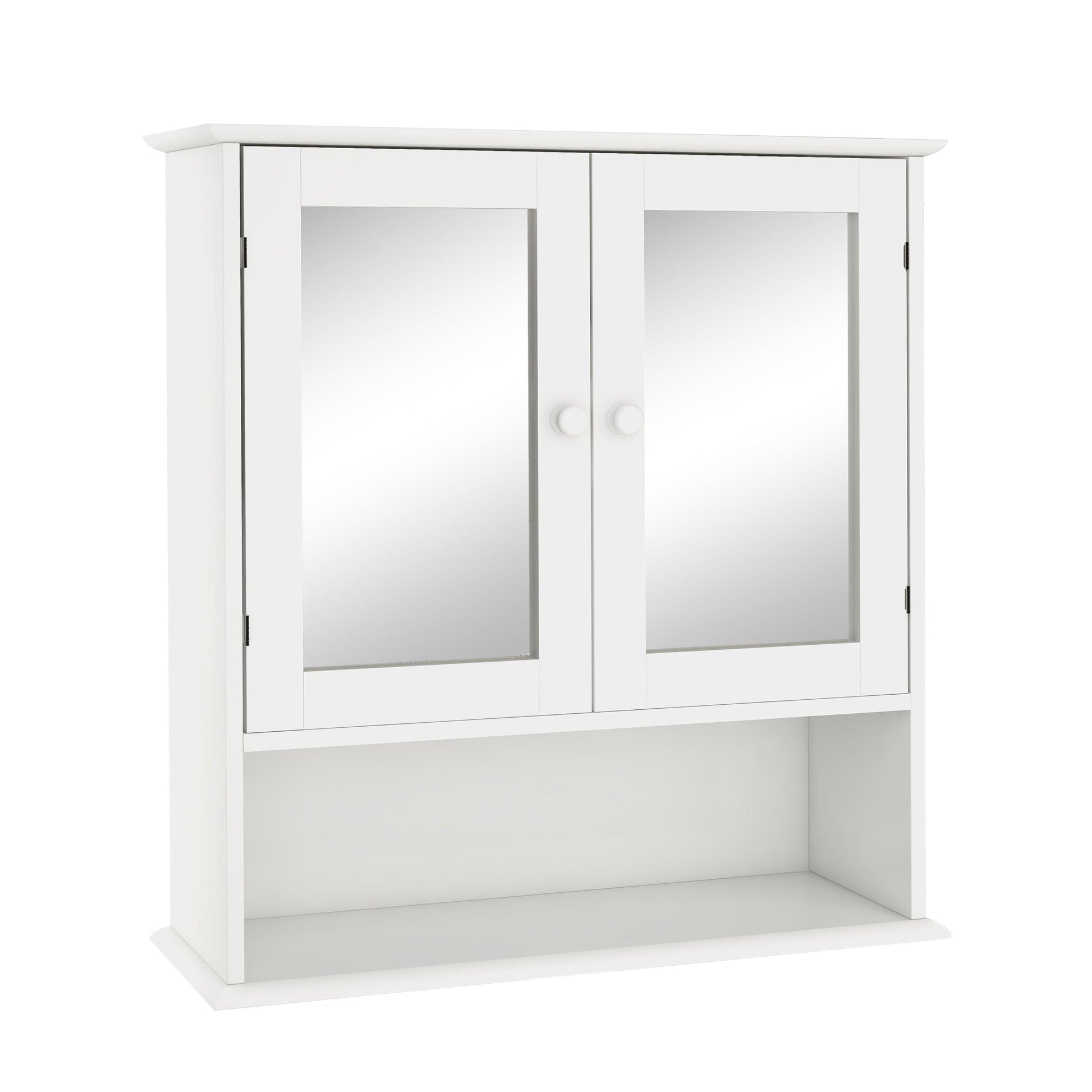 1st Choice Furniture Direct Storage Cabinet 1st Choice Bathroom Storage Cabinet with Dual Mirror Doors & Shelves