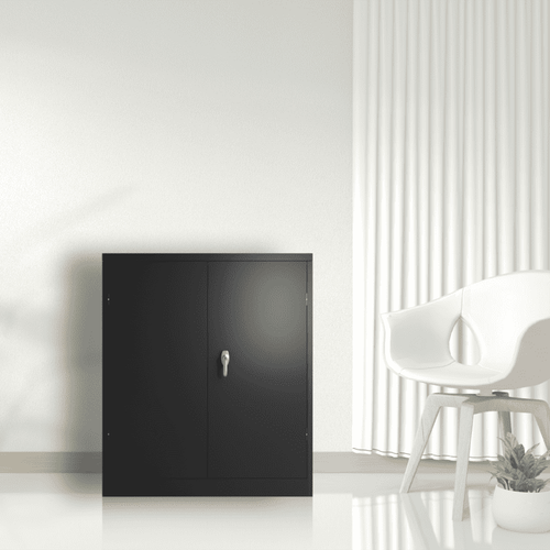 1st Choice Furniture Direct Storage Cabinet 1st Choice Metal Storage Cabinet with Lock, 2 Doors and 2 Shelves