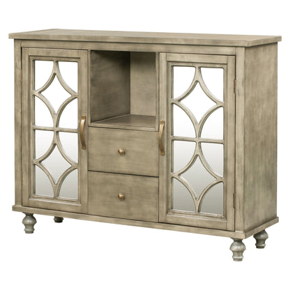 1st Choice Furniture Direct Storage Cabinet 1st Choice Modern Accent Wooden Cabinet in Antique Dark Grey Finish