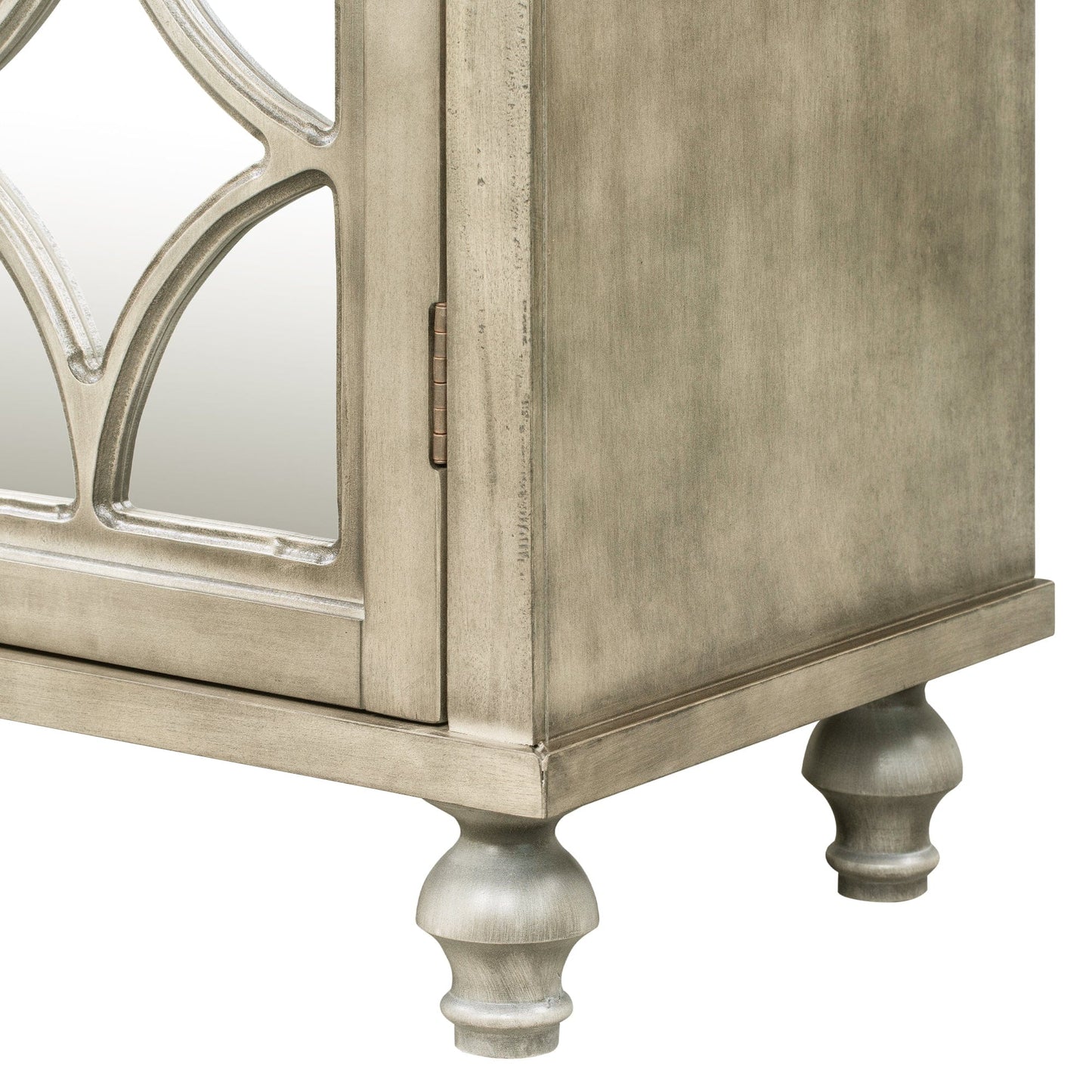 1st Choice Furniture Direct Storage Cabinet 1st Choice Modern Accent Wooden Cabinet in Antique Dark Grey Finish