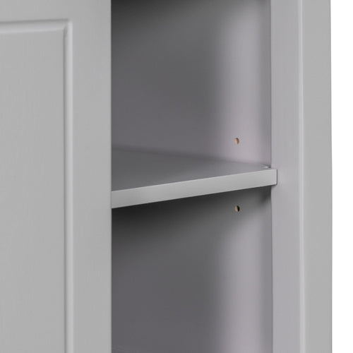 1st Choice Furniture Direct Storage Cabinet 1st Choice Modern Bathroom Cabinet in Grey Finish (Vanity Base Only)