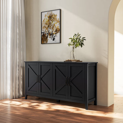 1st Choice Furniture Direct Storage Cabinet 1st Choice Sideboard Storage Cabinet with 4 Doors & Shelves
