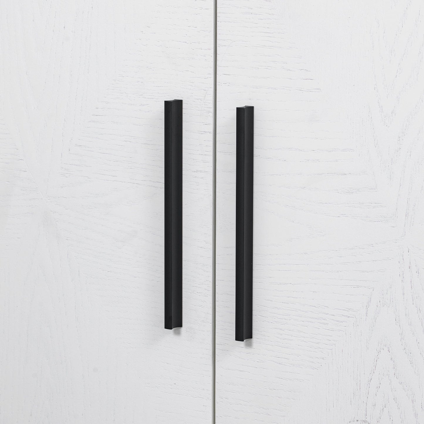 1st Choice Furniture Direct Storage Cabinet 1st Choice Stylish Wooden Storage Cabinet w/ Glass Top & 4 Metal Handles