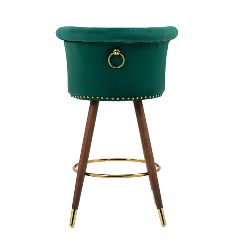1st Choice Furniture Direct Swivel Bar Stool 1st Choice Modern Emerald Swivel Bar Stools with Backrest and Footrest