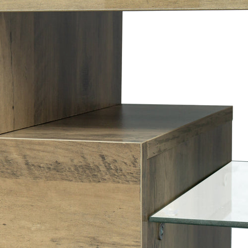 1st Choice Furniture Direct TV Stand 1st Choice LED RGB TV Stand w/ Flat Screen Cabinet for Gaming Consoles