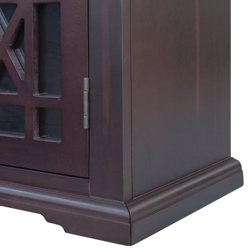 1st Choice Furniture Direct Wine Cabinet 1st Choice Modern Wine-Red Wood Cabinet with 3 Doors and Drawer