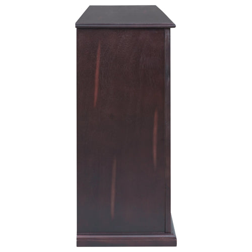 1st Choice Furniture Direct Wine Cabinet 1st Choice Modern Wine-Red Wood Cabinet with 3 Doors and Drawer