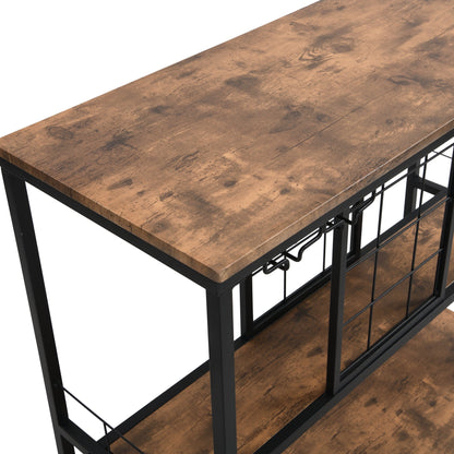 1st Choice Furniture Direct Wine Rack 1st Choice Sleek Industrial 3-Tier Wine Rack with Wine Storage