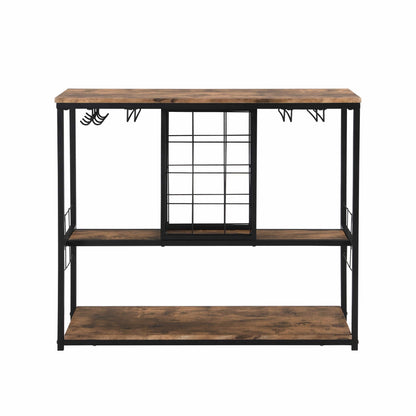 1st Choice Furniture Direct Wine Rack 1st Choice Sleek Industrial 3-Tier Wine Rack with Wine Storage