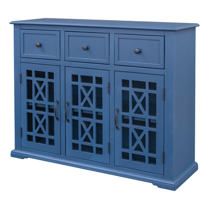 1st Choice Furniture Direct Wine Storage Cabinet 1st Choice 3-Door Wood Storage Cabinet with Interior Shelf & 3 Drawers
