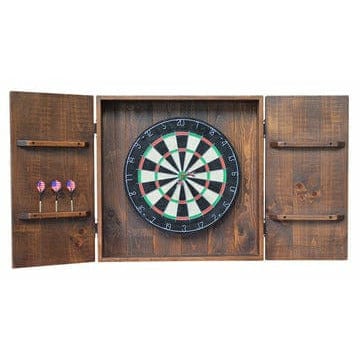 2 Day Designs Reclaimed Wine Game Room Dart Board Cabinet - 601 - 1st Choice Furniture Direct