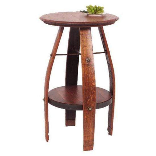 2-Daydesign Dining Bistro Table Pine Southern Splinter Premium Quality Wine Barrel Dining Bistro Table 819T
