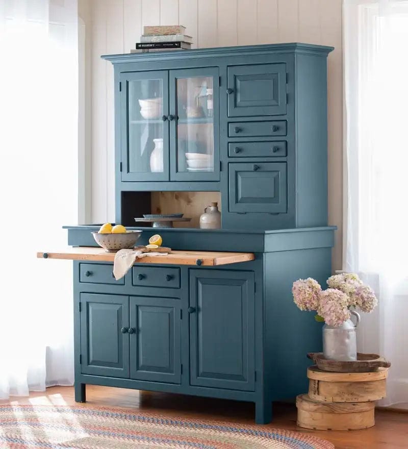 2-Daydesign HOOSIER CUPBOARD-PAINT GRADE Southern Splinter Conestoga Hoosier Handmade Kitchen Cupboard Hutch