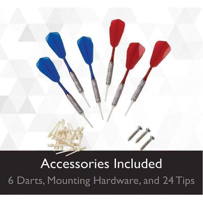 2-Daydesign Storage / Organization Southern Splinter Personalized Dart Board Cabinet Comes With Free Viper Electronic Dartboard, Soft Tip Darts & Laser Toe Line  Marker