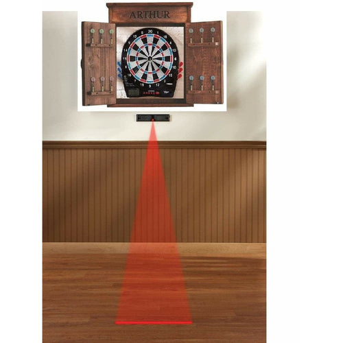 2-Daydesign Storage / Organization Southern Splinter Personalized Dart Board Cabinet Comes With Free Viper Electronic Dartboard, Soft Tip Darts & Laser Toe Line  Marker