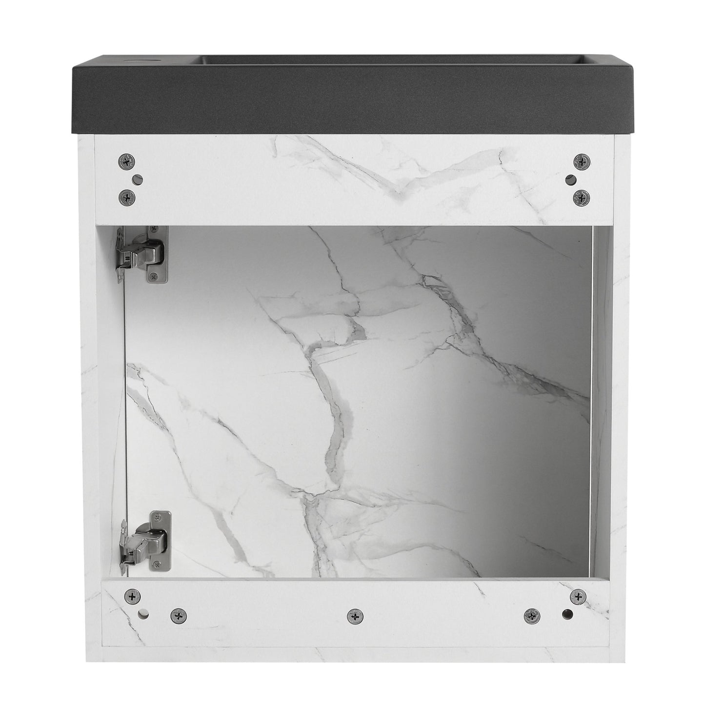 20'' Floating Wall - Mounted Bathroom Vanity with Resin Sink & Soft - Close Cabinet Door - 1st Choice Furniture Direct