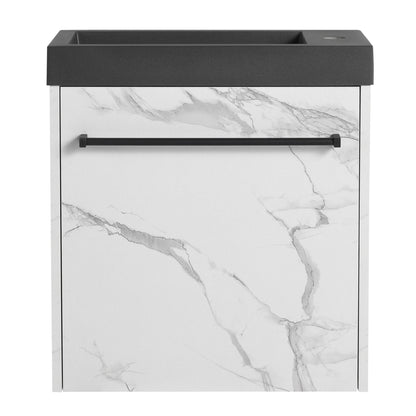 20'' Floating Wall - Mounted Bathroom Vanity with Resin Sink & Soft - Close Cabinet Door - 1st Choice Furniture Direct