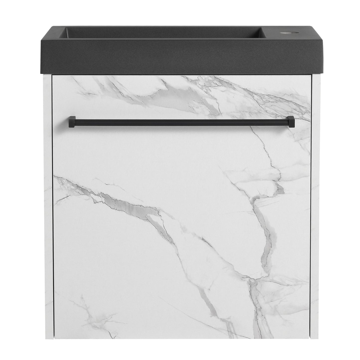 20'' Floating Wall - Mounted Bathroom Vanity with Resin Sink & Soft - Close Cabinet Door - 1st Choice Furniture Direct