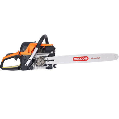 20 - Inch Gas Chainsaw 58cc 3.2HP | High Power Wood Cutting Chainsaw with Easy Start - 1st Choice Furniture Direct