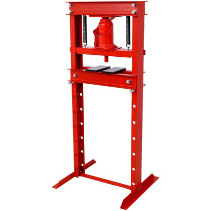 20 Ton Bottle Jack Shop Press, Bend, Straighten, or Press Parts, Install Bearings, U - Joints, Bushings, Ball Joints, and Pulleys,RED - 1st Choice Furniture Direct