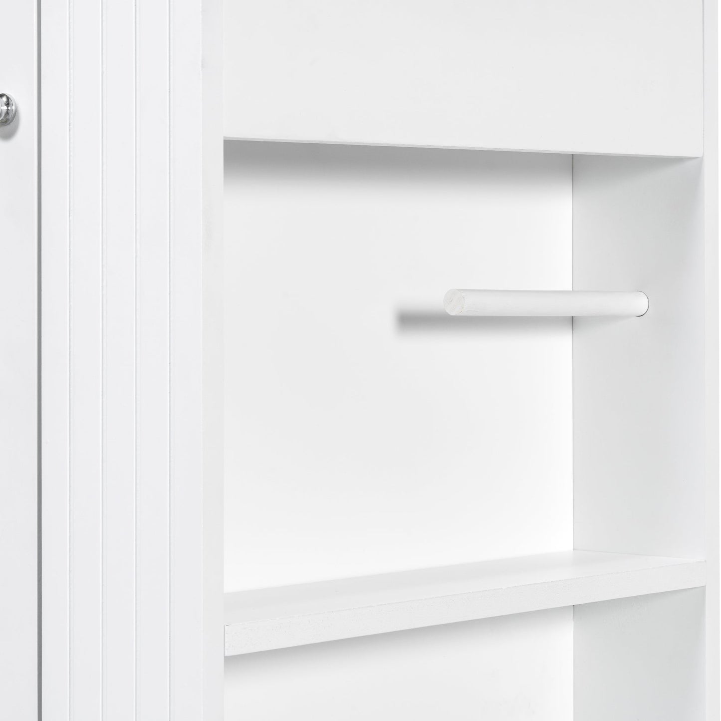 20" White Bathroom Vanity with Ceramic Sink | Freestanding Vanity - 1st Choice Furniture Direct