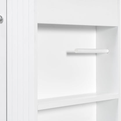 20" White Bathroom Vanity with Ceramic Sink | Freestanding Vanity - 1st Choice Furniture Direct