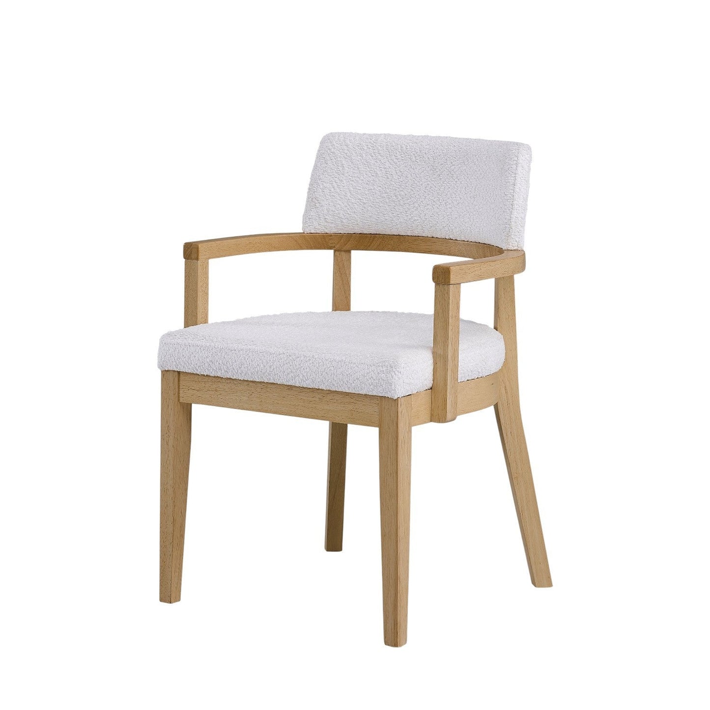 20'W Gorge Fabric & Oak Finish Arm Chair (SET-2) - 1st Choice Furniture Direct