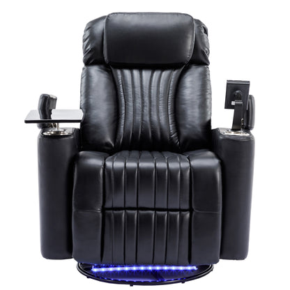 1st Choice 270° Power Swivel Home Recliner Seating With Hidden Arm Storage