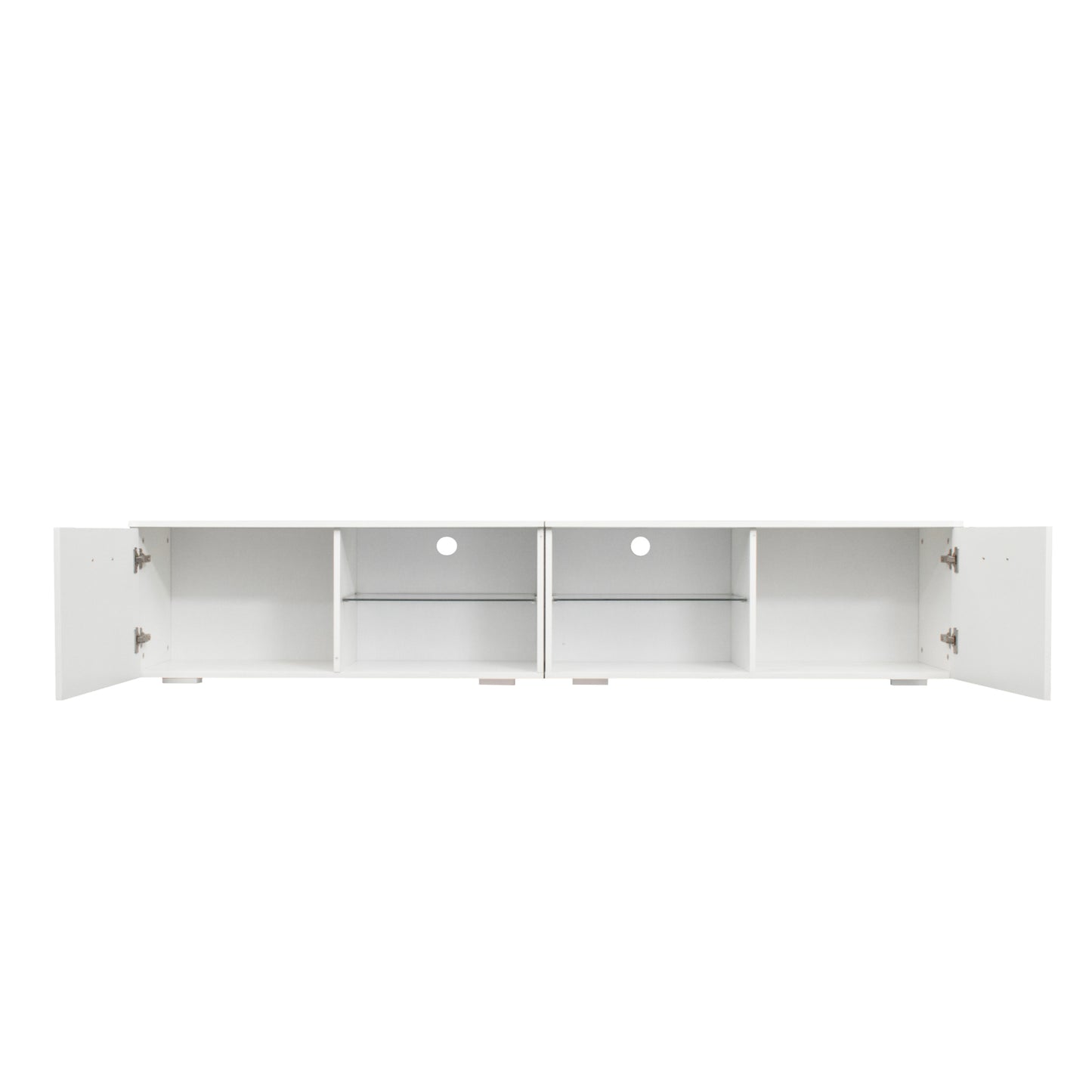 1st Choice Modern Elegant TV Cabinet with LED light in White