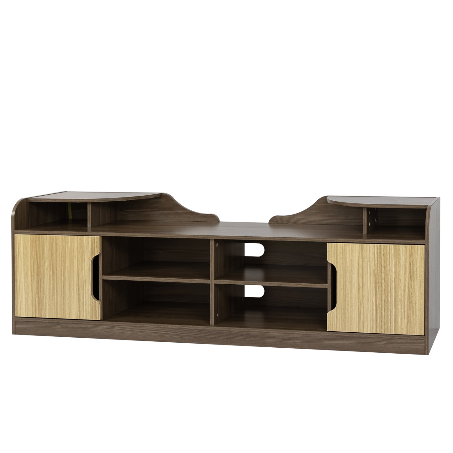 1st Choice Modern Living Room TV Stand Cabinet in Beige/Brown