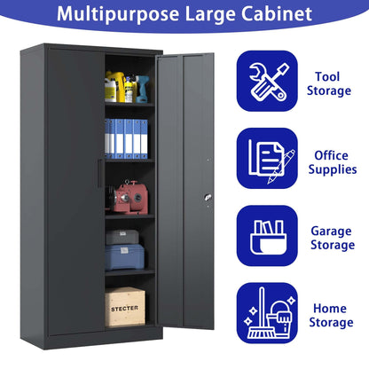 1st Choice Secure and Stylish Metal Storage Cabinet - Organize with Elegance & Confidence