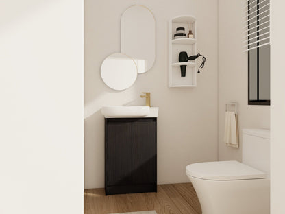 23' Freestanding Bathroom Vanity with Sink and Storage Rack, Soft Close Doors - 1st Choice Furniture Direct