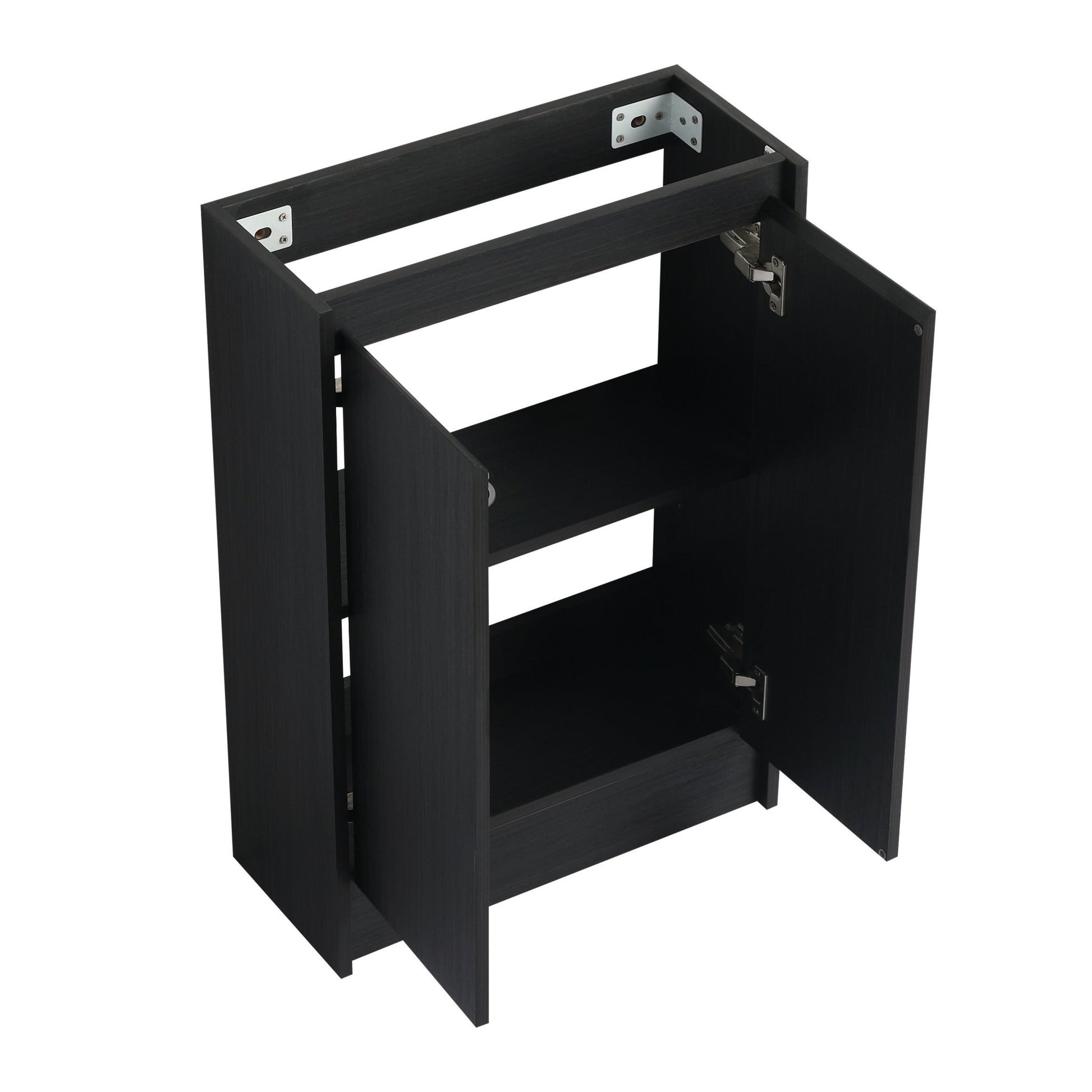 23' Freestanding Bathroom Vanity with Sink and Storage Rack, Soft Close Doors - 1st Choice Furniture Direct