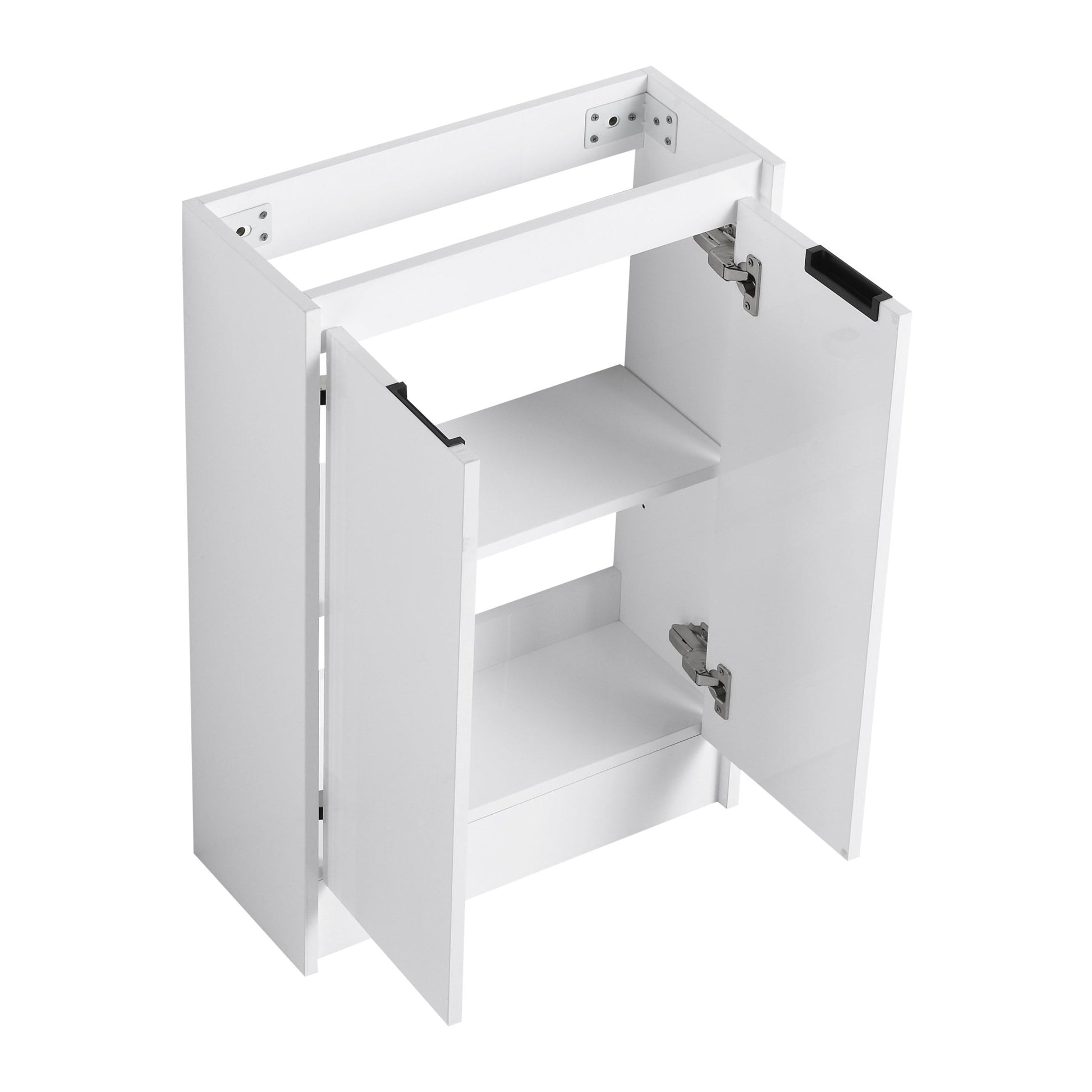 23' Freestanding Bathroom Vanity with Sink and Storage Rack, Soft Close Doors - 1st Choice Furniture Direct