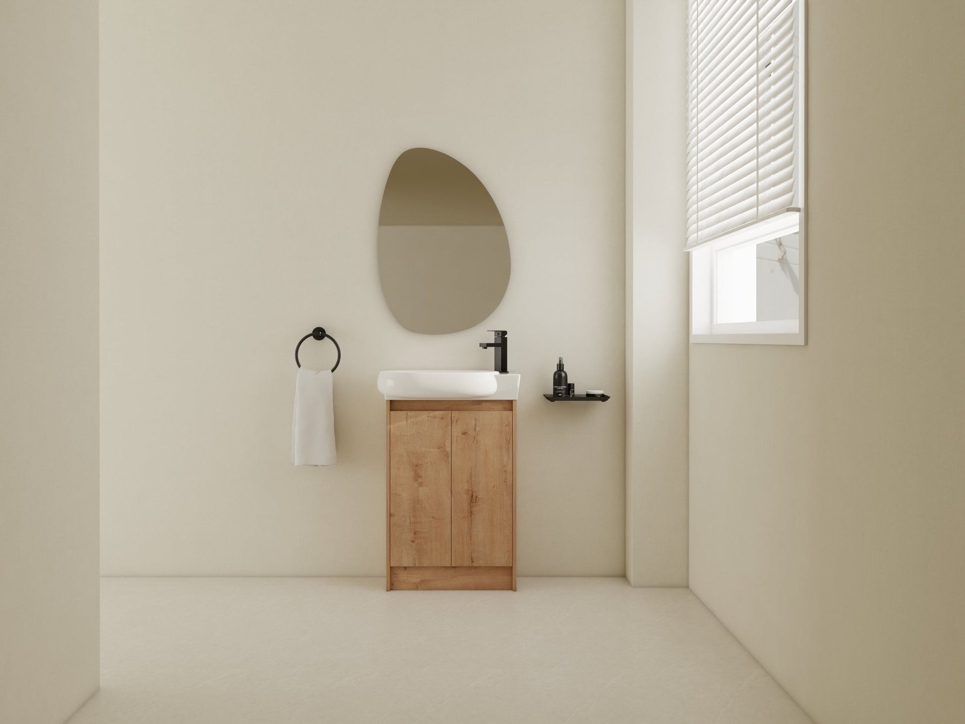 23' Freestanding Bathroom Vanity with Sink, Soft Close Doors - 1st Choice Furniture Direct