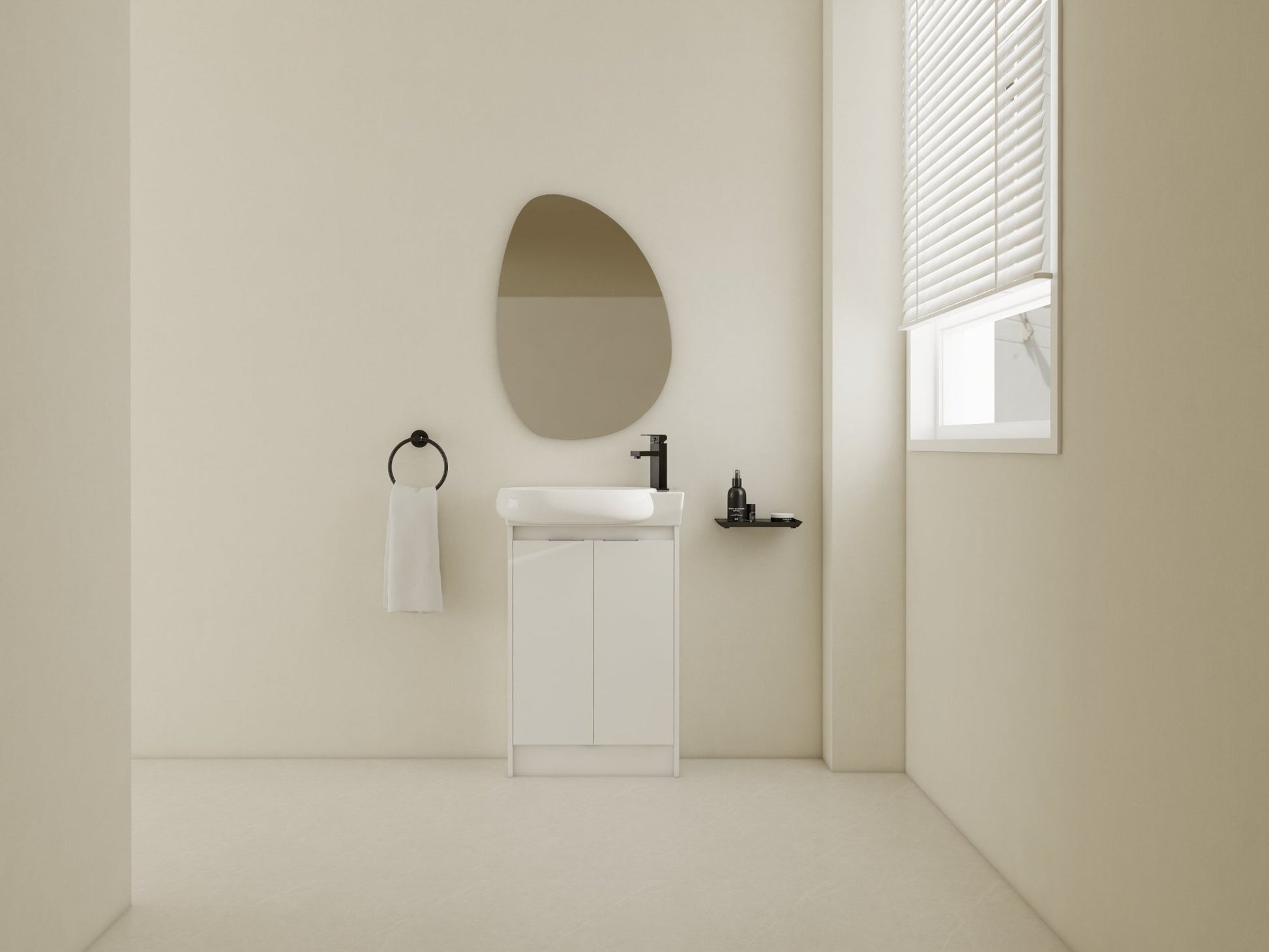 23' Freestanding Bathroom Vanity with Sink, Soft Close Doors - 1st Choice Furniture Direct