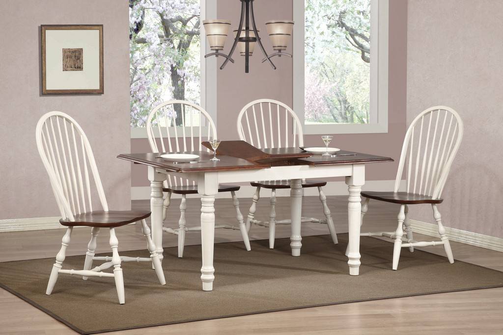 Sunset Trading Andrews 5 Piece 60" Rectangular Extendable Dining Set