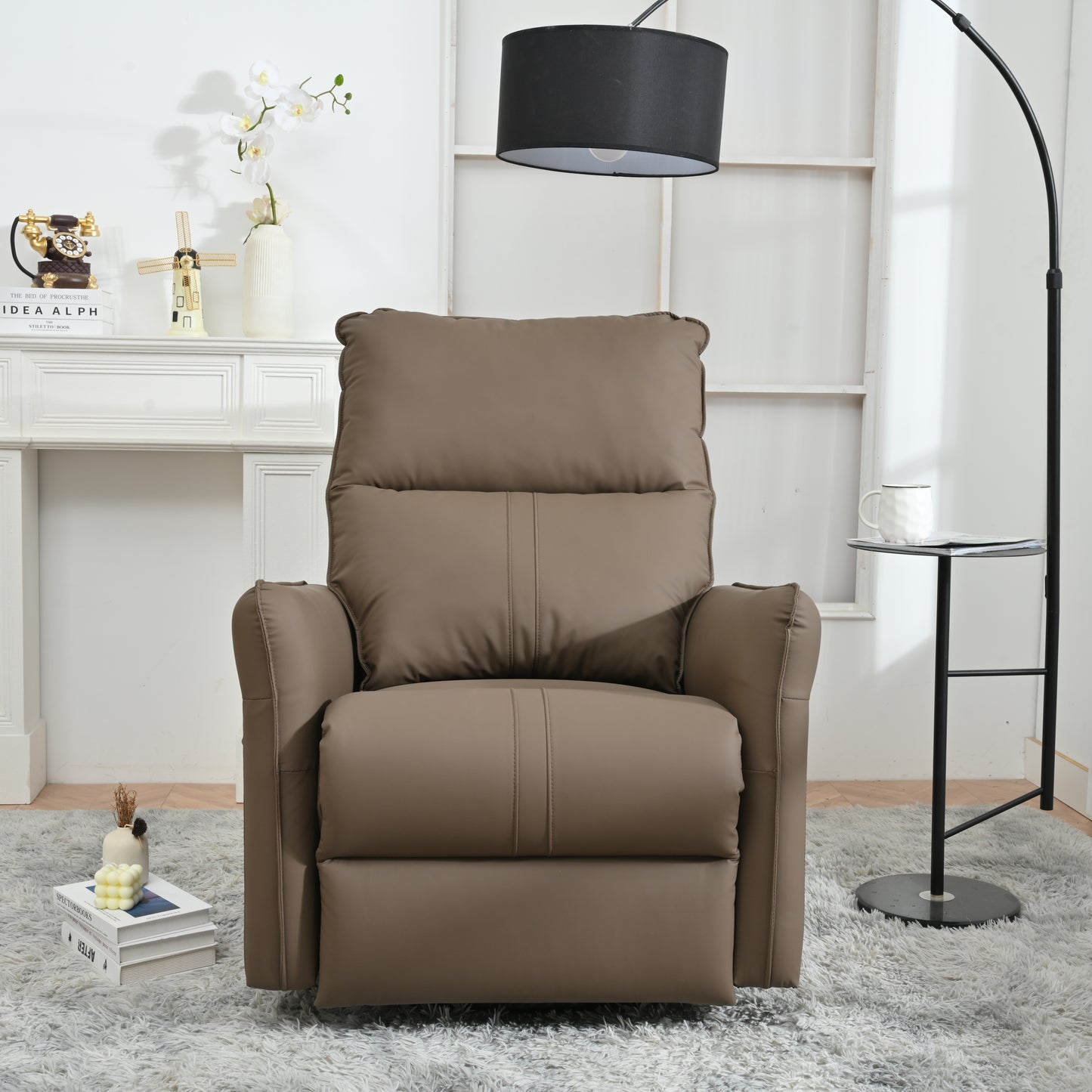 1st Choice Power Swivel Rocker Recliner Chair Sofa with USB Ports