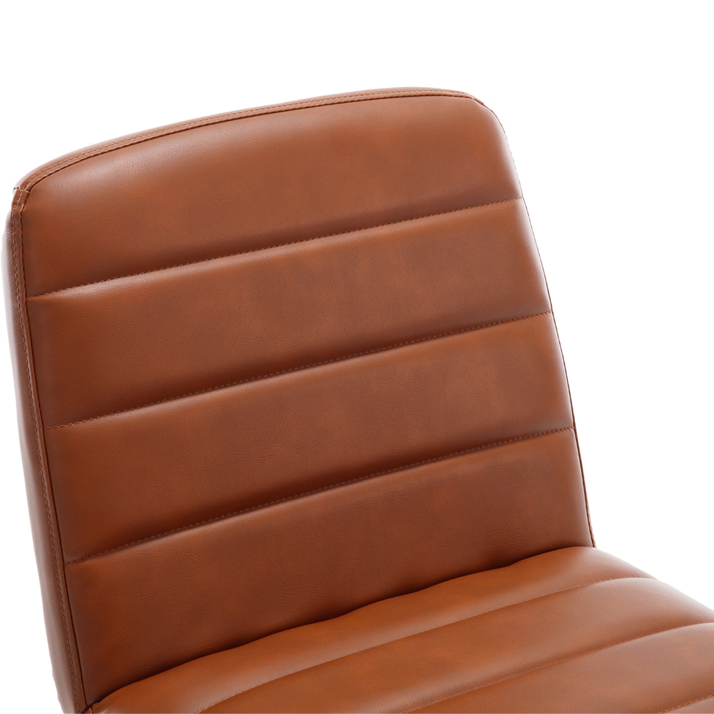 1st Choice Elegant Brown PU Leather Bar Stools | Modern & Durable